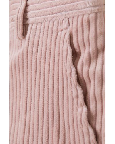 wide leg pink corduroy pants