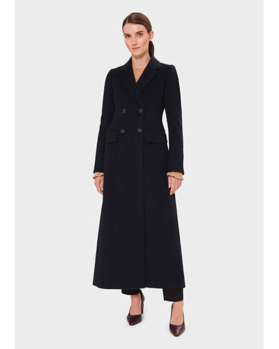 Hobbs Lilie Wool Cashmere Collar Coat in Navy (Blue) - Lyst