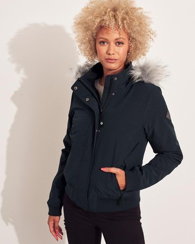 lined bomber jacket womens