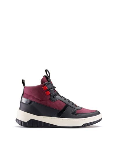 hugo boss black and red trainers