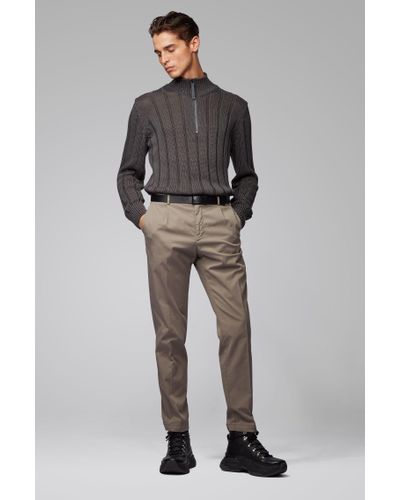 hugo boss grey jogging bottoms