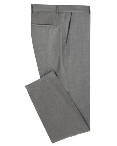 BOSS Slim-fit Pants In Mohair-look Virgin Wool in Grey (Gray) for Men ...