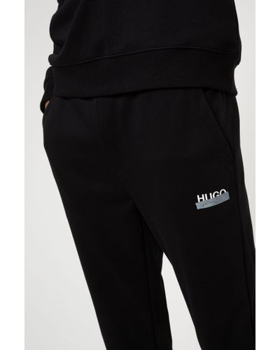 hugo boss cuffed joggers