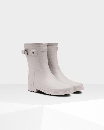 hunter refined short rain boots