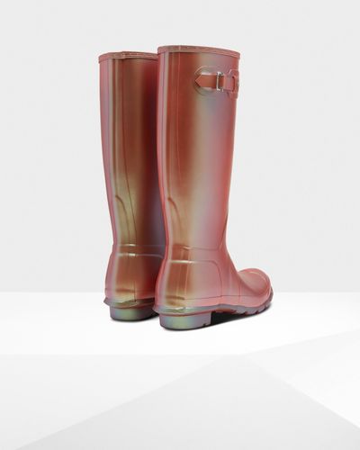 carousel orange hunter boots
