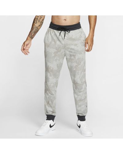 Hurley Dri-fit Naturals Fleece Joggers in Camo Green (Gray) for Men - Lyst