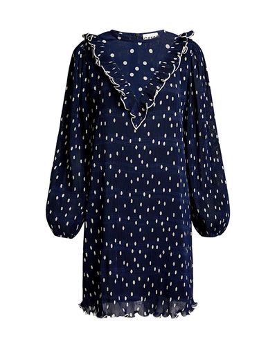 ganni lowell mini dress