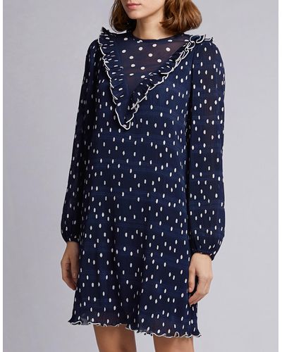ganni lowell mini dress