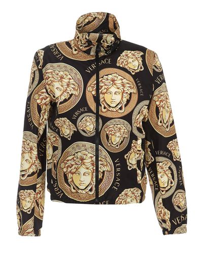 Versace Medusa Head Jacket in Gold (Metallic) for Men - Lyst