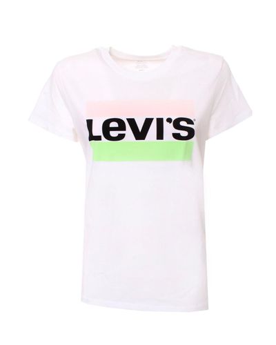 levis logo t shirt white