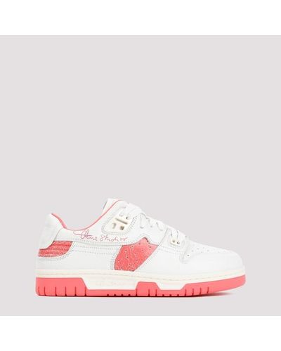 Acne Studios Low Top Leather Trainers - Pink