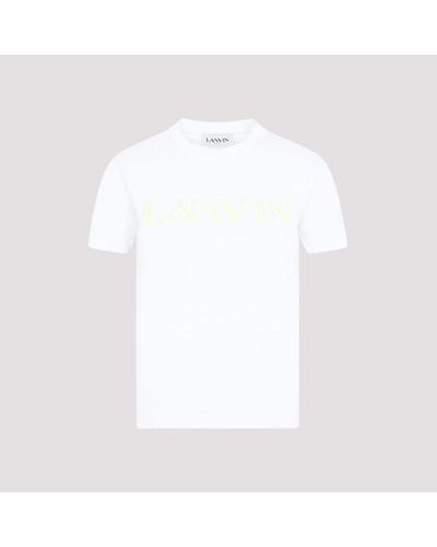 Lanvin Classic Fit Curb T-shirt - White