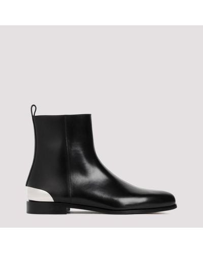 Alexander McQueen Leather Boots - Black