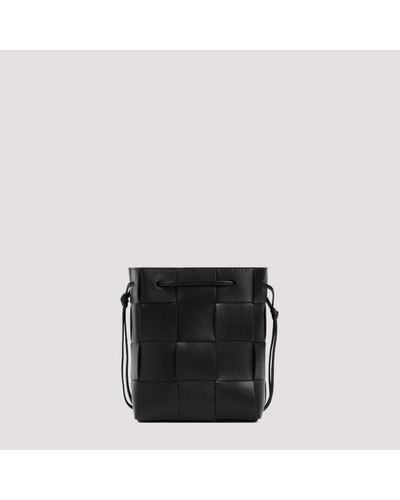 Bottega Veneta Small Cassette Bucket Bag Unica - Black