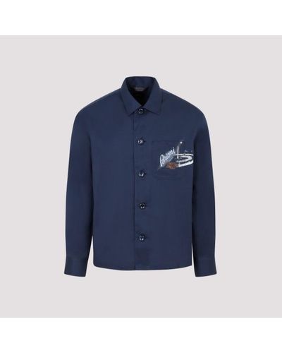 Brioni Shirt Long Sleeve - Blue