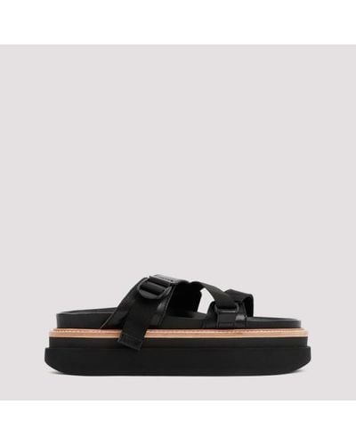 Sacai Hybrid Belt Sandals - Black