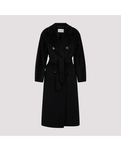 Max Mara Madame Wool Coat - Black