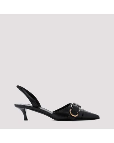 Givenchy Voyou 45mm Slingback Sandals - Black