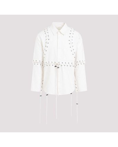 Craig Green Decontructed Laced Hirt - White