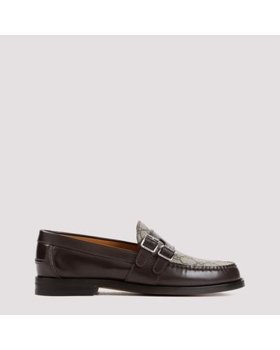 Gucci Cocoa Brown Leather Kaveh Moccasin