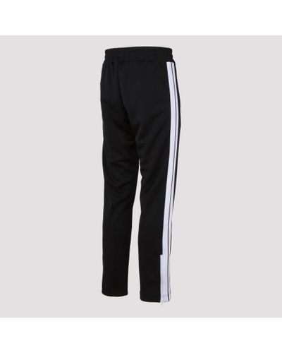 palm angels track pants black white