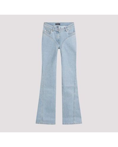 Mugler Cotton Jeans - Blue