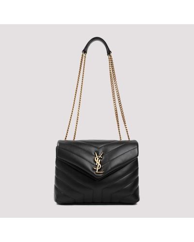 Saint Laurent Leather Loulou Bag Unica - Black