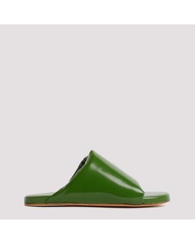 Bottega Veneta Cushion Slides - Green