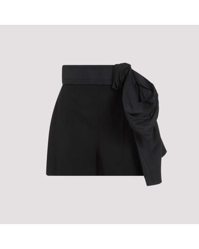 Alexander McQueen Cupro Shorts - Black