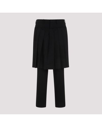 Undercover Polyester Trousers - Black