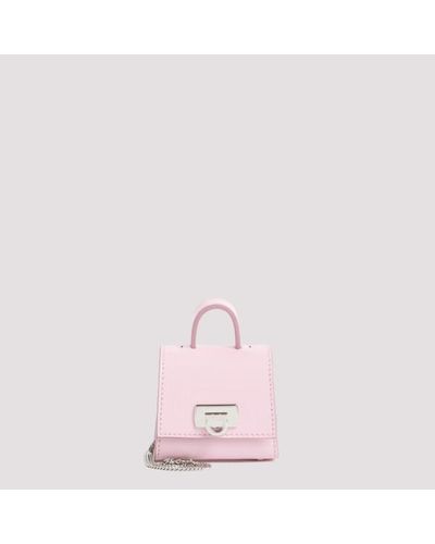 Ferragamo Leather Airpod Pro Case - Pink