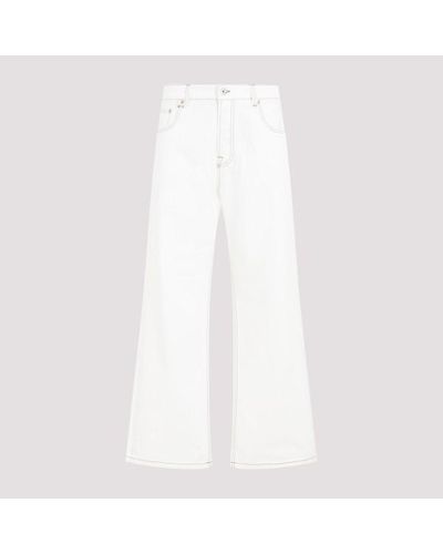 Jacquemus Le De Nimes Large Jeans - White