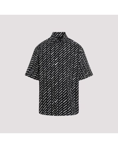 Balenciaga Cotton Large Fit T-shirt - Black