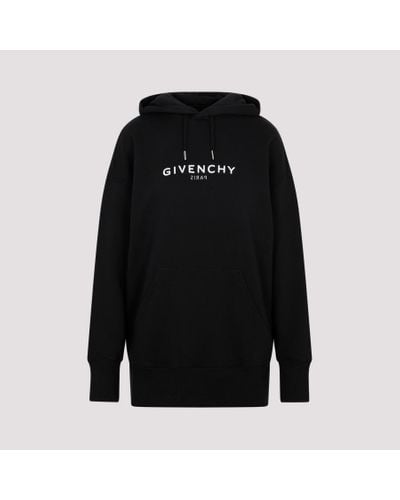 Givenchy Cotton Hoodie Sweatshirt - Black
