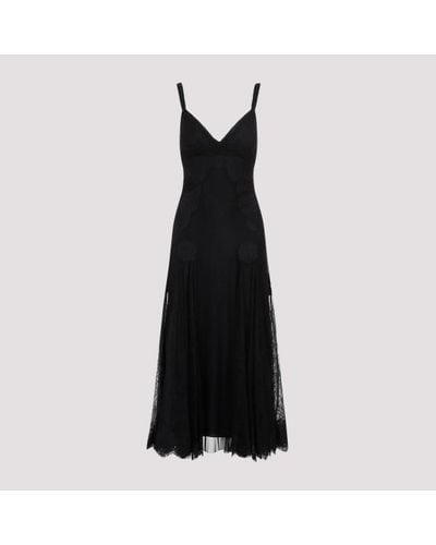 Dolce & Gabbana Sicily Long Dress - Black