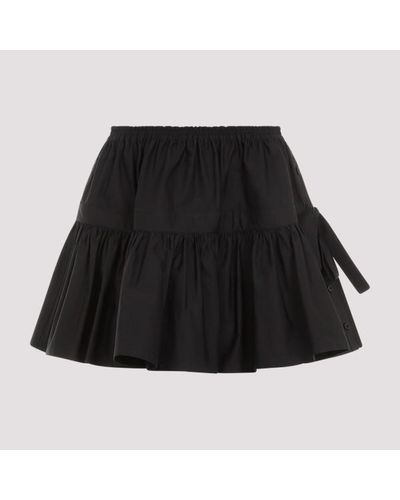 Alaïa Alaïa Deesse Cotton Skirt - Black