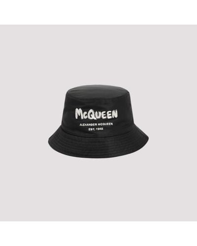 Alexander McQueen Alexander Cqueen Graffiti Hat - Black