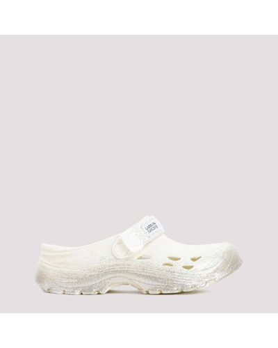 Lanvin X Suicoke Curb Laces Slippers - White