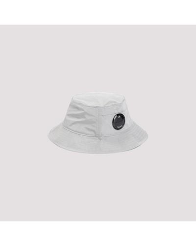 C.P. Company Cp Copany Chroe-r Bucket Hat - White