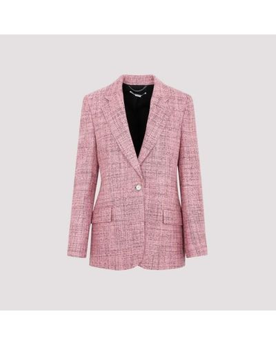 Stella McCartney Slim Boyfriend Jacket - Pink