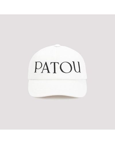Patou Cotton Logo Cap - White