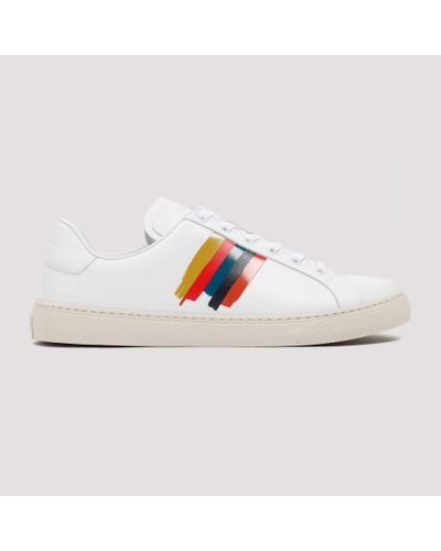 Paul Smith Leather Trainers - White
