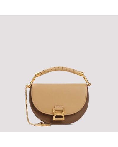 Chloé Marcie Leather Bag Unica - Brown