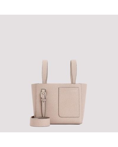 Valextra Bucket Mini Bag Unica - White