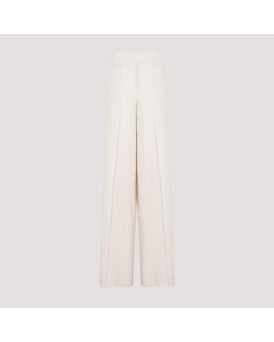 Akris Fellia Chiffon Trousers - White