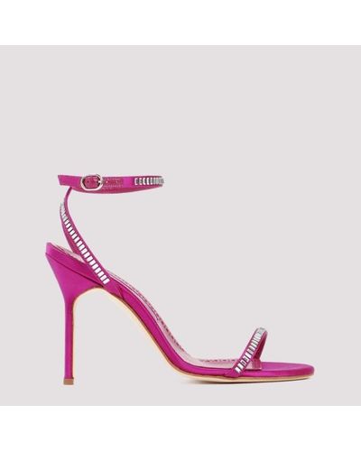 Manolo Blahnik Crinastra Sandal 105 - Pink