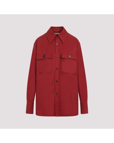 Saint Laurent Cotton Shirt - Red
