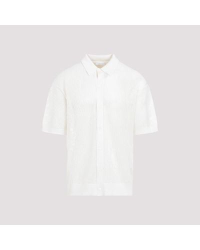 Prada Silk-cotton Cardigan - White