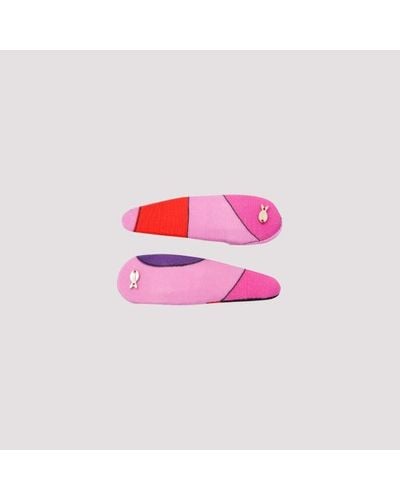 Emilio Pucci Hair Clip Set - Pink