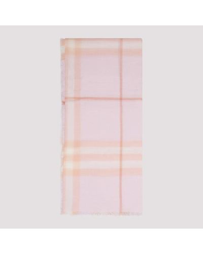 Burberry Wool Scarf - Pink